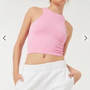 Ardene pink ripped tank